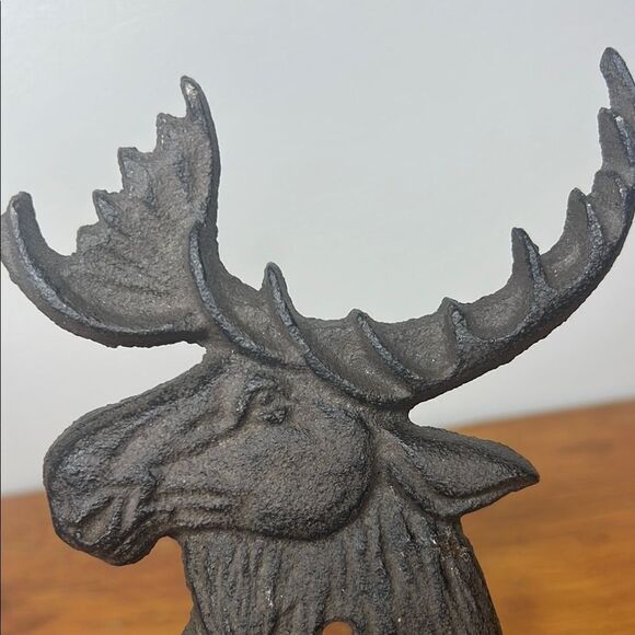 Rustic Moose Head Wall Bottle Opener - Picture 4 of 5
